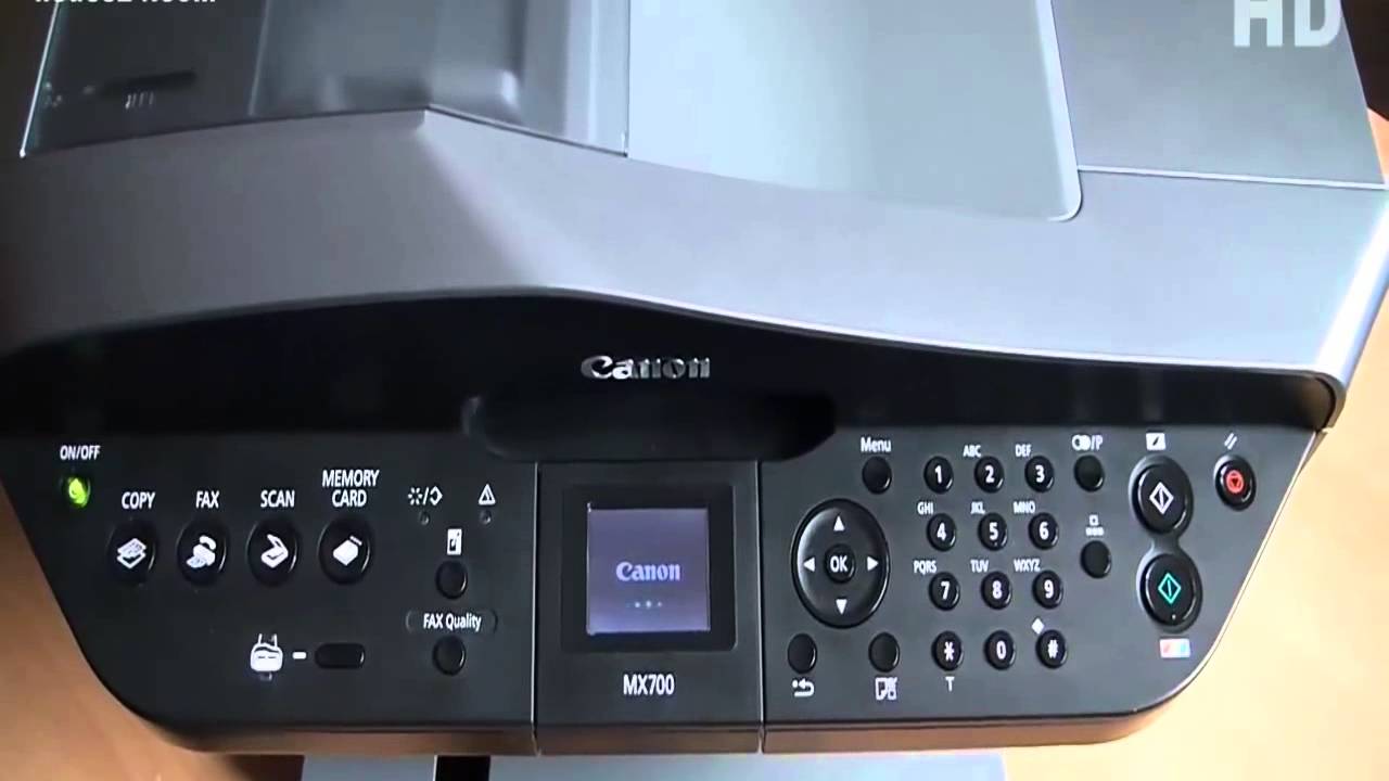 install pixima mx700 printer for mac
